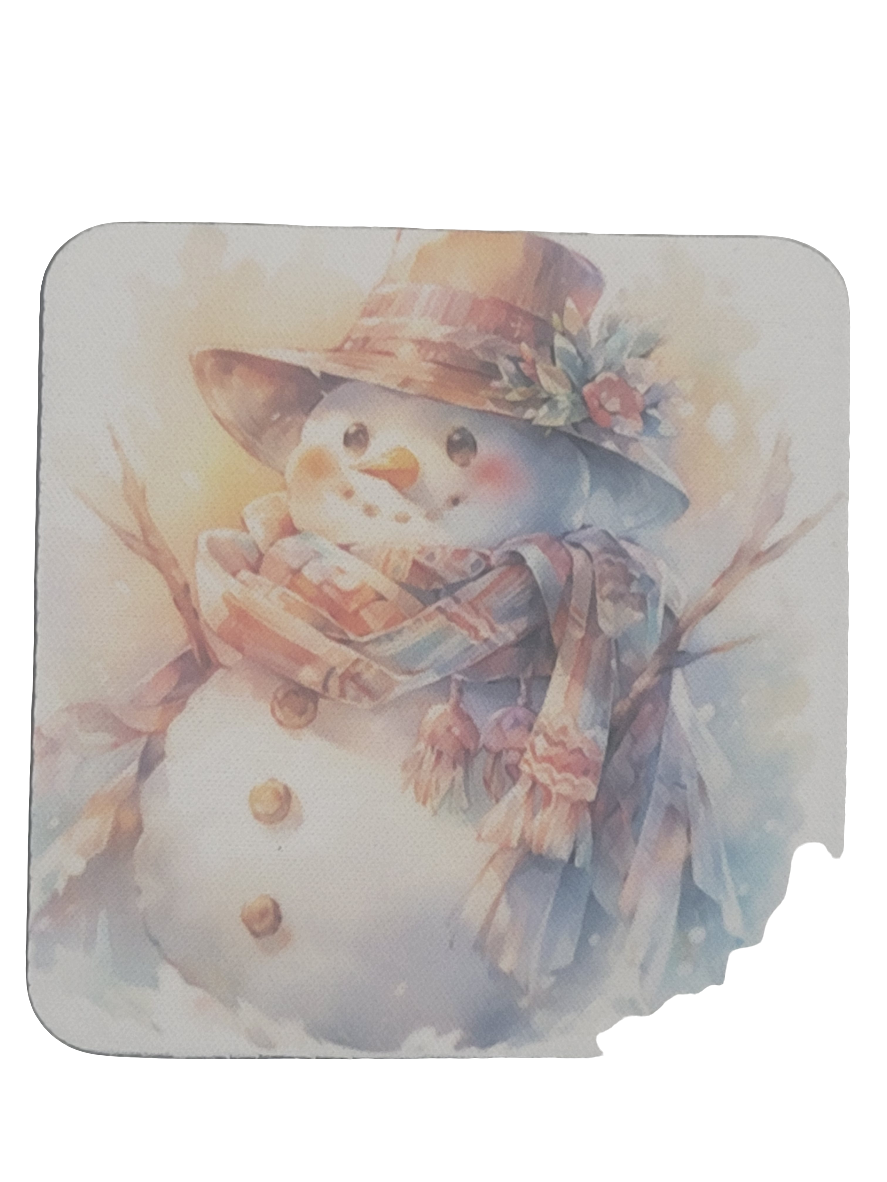 Snowman Coaster Set